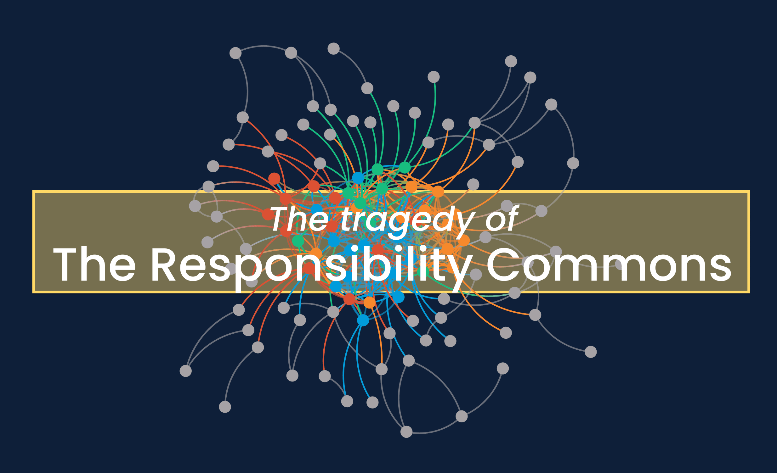 Non-hierarchical organizations fall prey to the tragedy of the responsibility commons