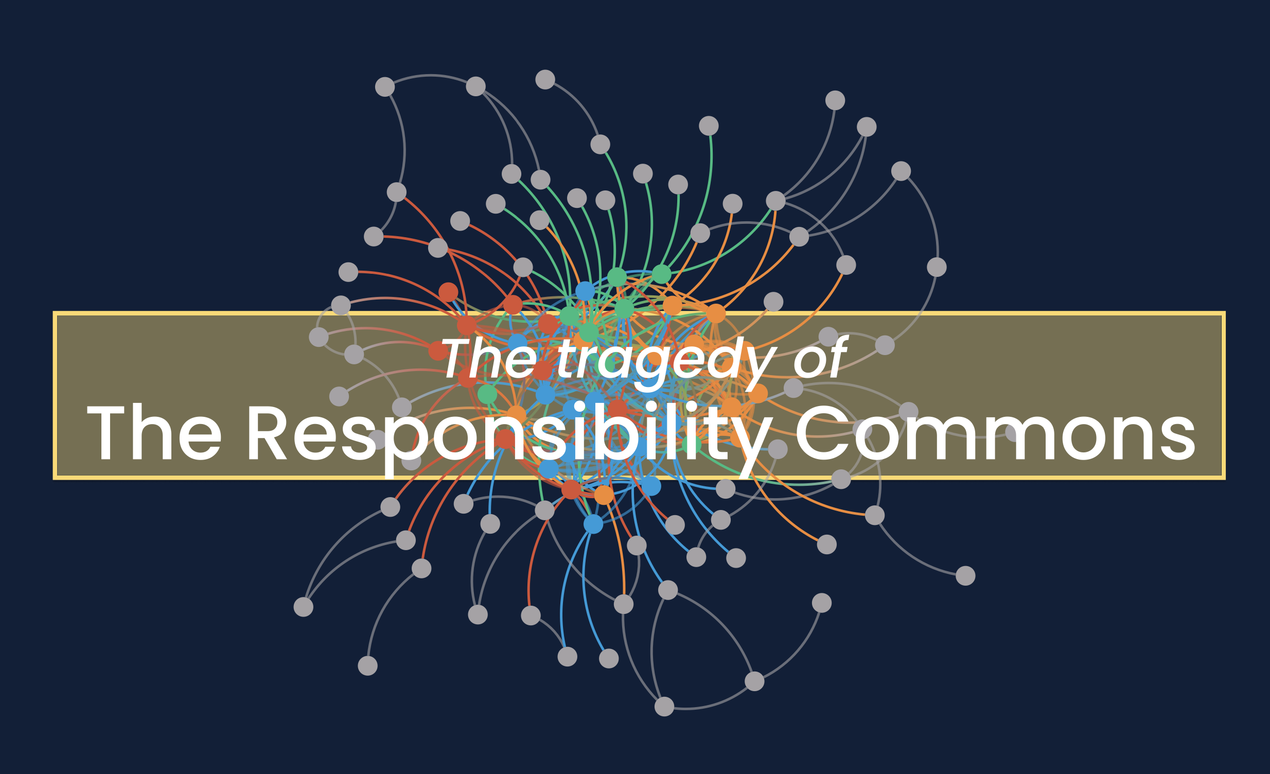 Non-hierarchical organizations fall prey to the tragedy of the responsibility commons